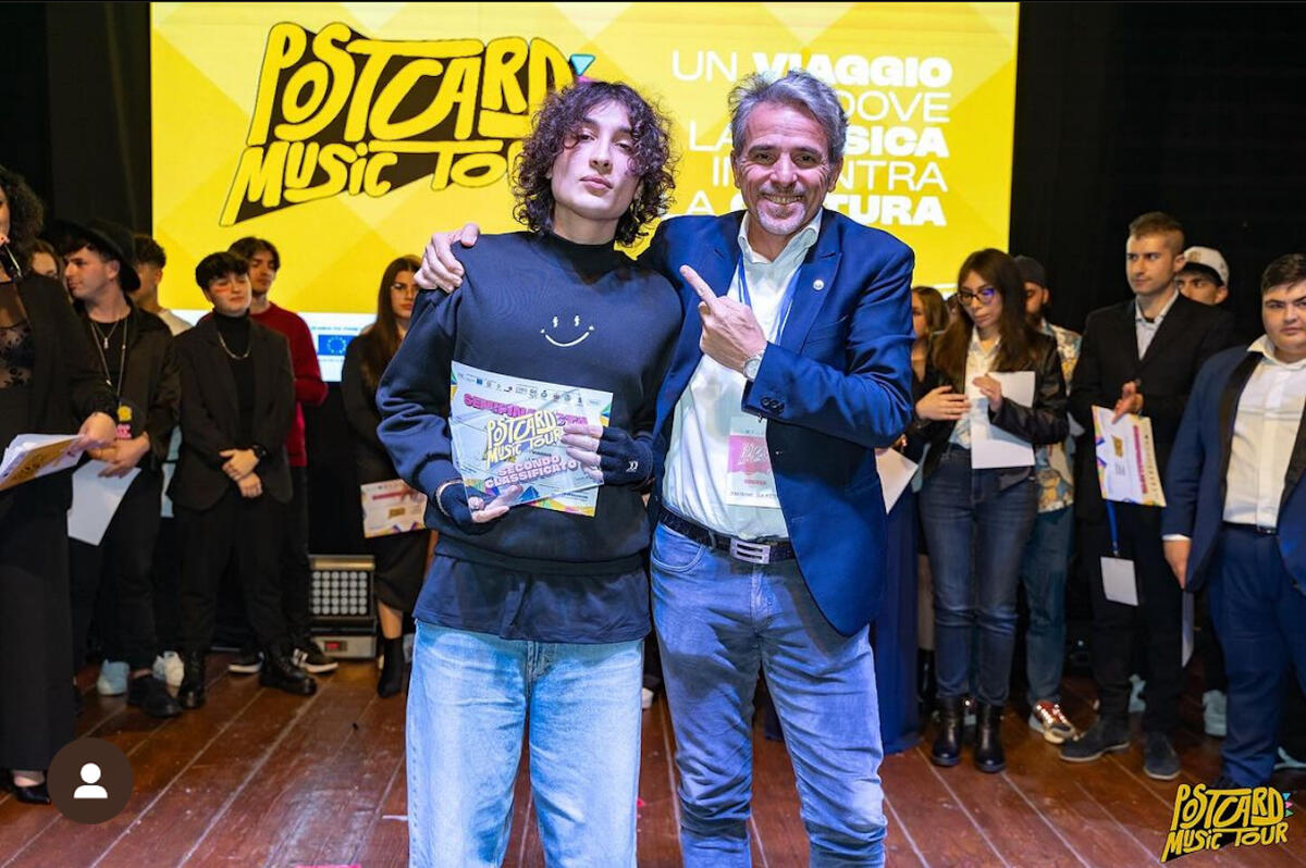 Il crotonese Alfonso Capria sul podio del PostCard Music Tour - 