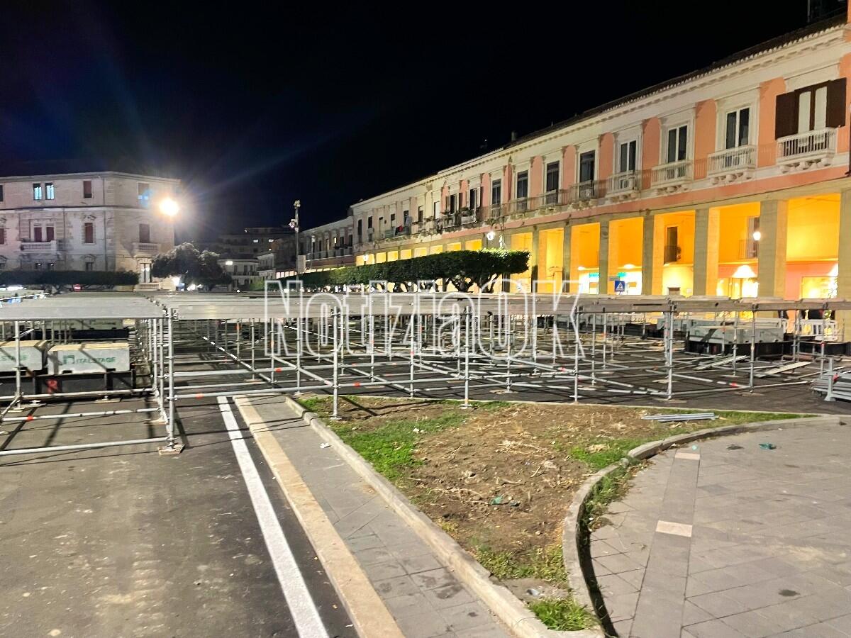 #CapodannoRai - Prende forma il grande palco di Amadeus: ecco tutte le foto - 