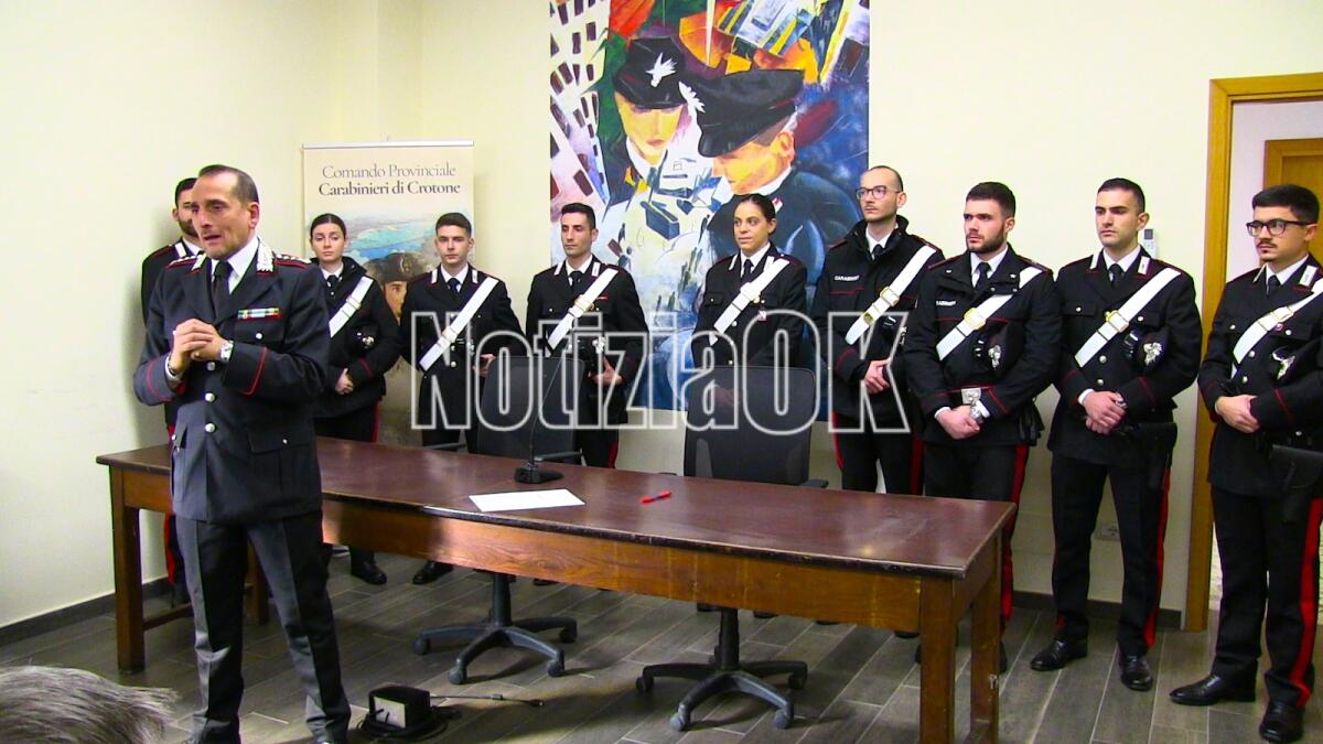 Crotone - 11 nuovi Carabinieri in servizio nel territorio provinciale - 
