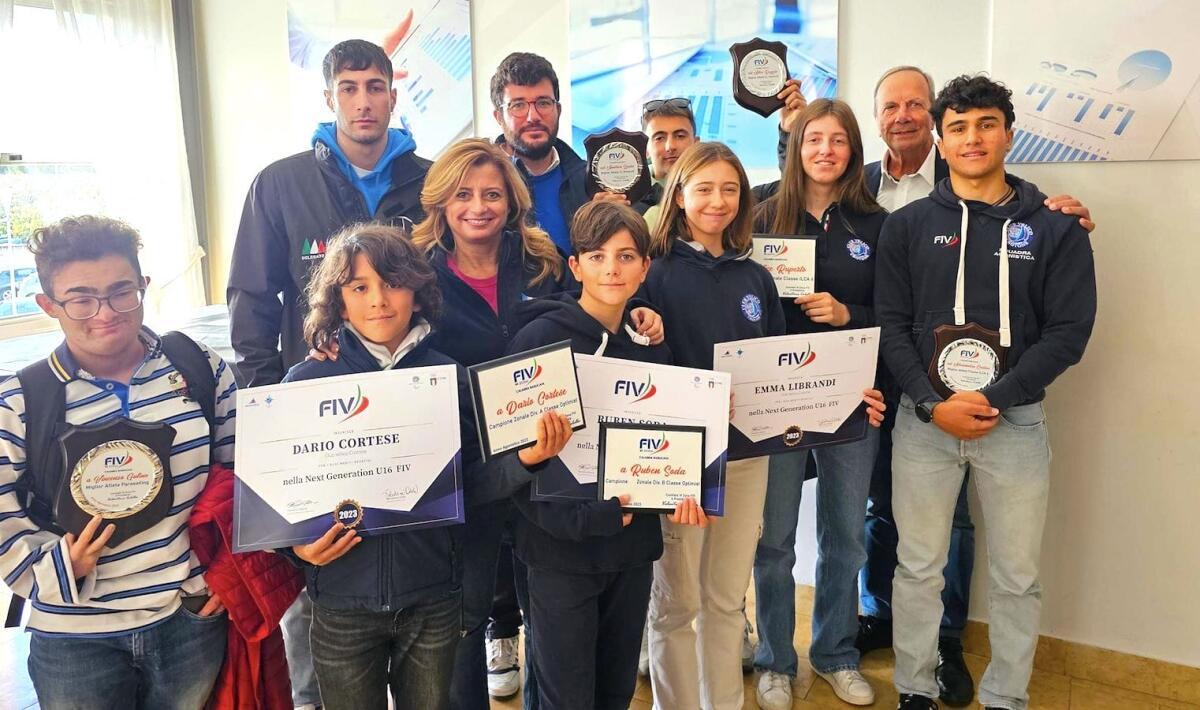 Vela - Premiate le giovani eccellenze del Club Velico Crotone - 