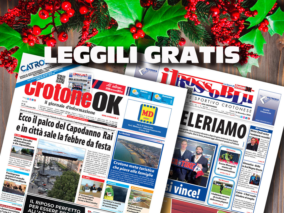 CLICCA QUI E LEGGI SUBITO CROTONEOK - 