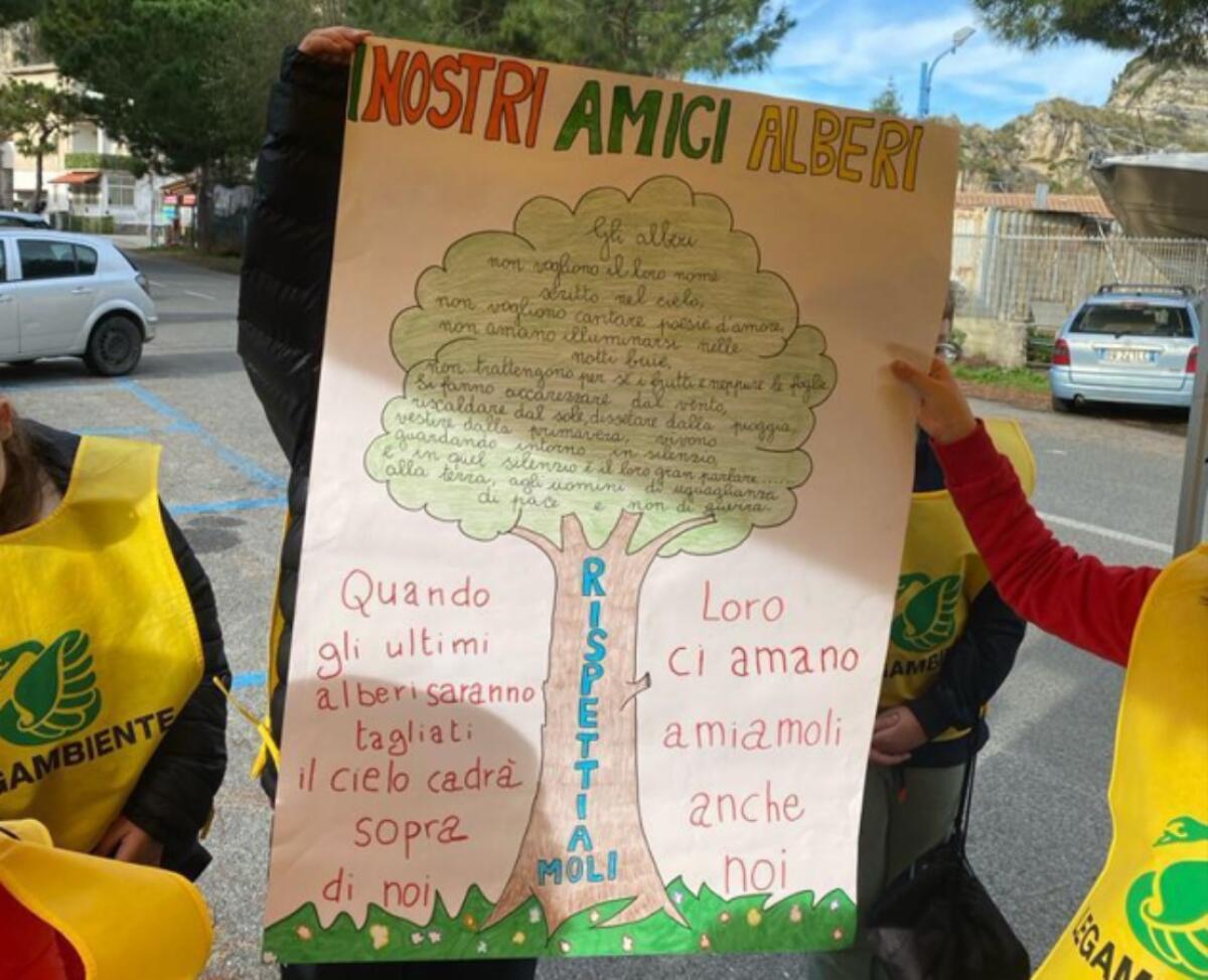 Iniziativa di Legambiente in Calabria: piantumati dai bambini 50 nuovi alberelli - 