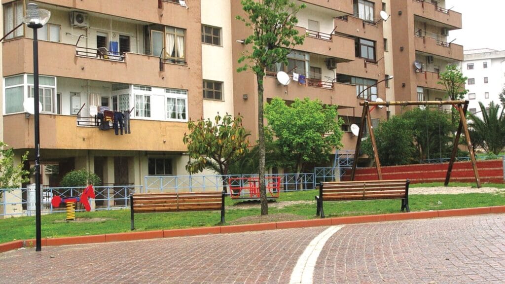 Foto del 2013, in bella vista lo spazio dedicato ai più piccoli, oggi sparito
