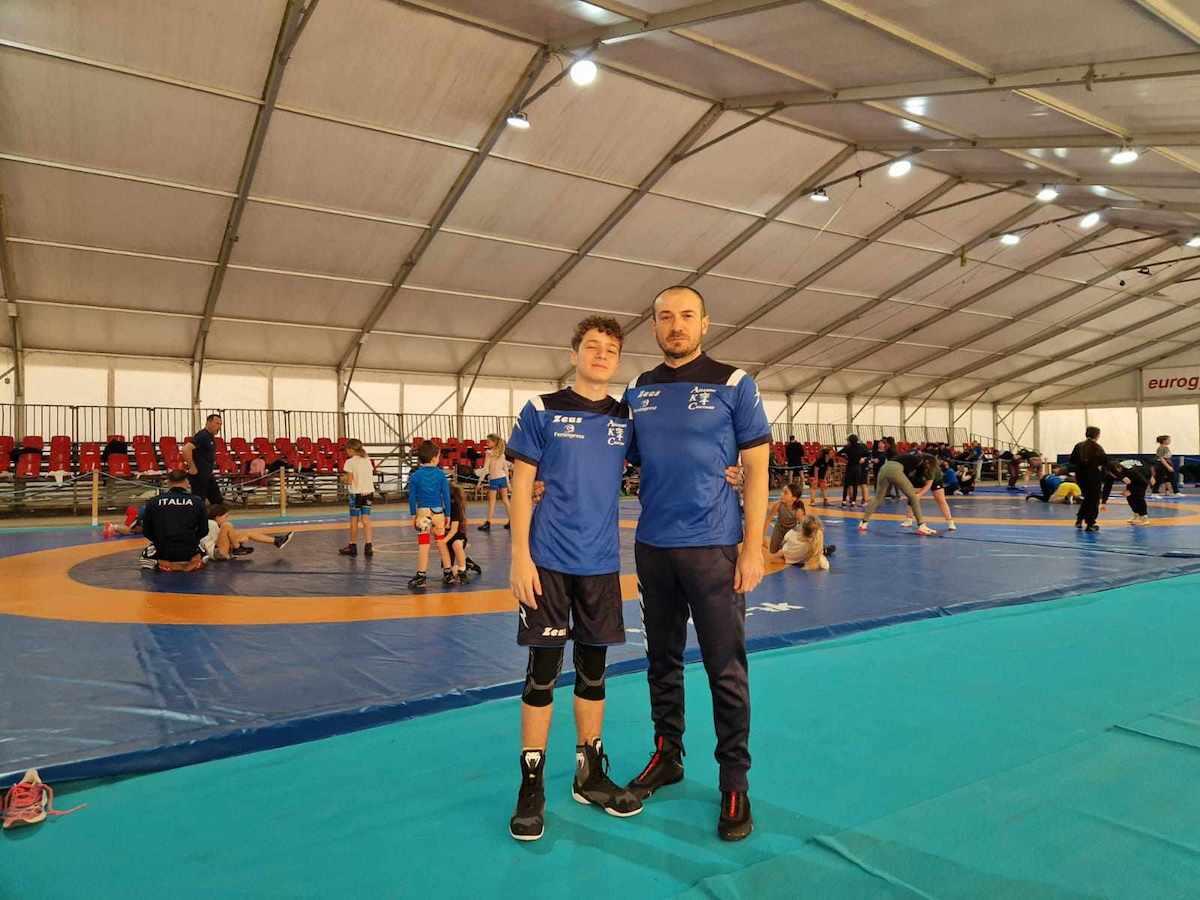 Il crotonese Sergio Esposito a Cesenatico per il Training Camp e il Torneo Internazionale di Lotta - 