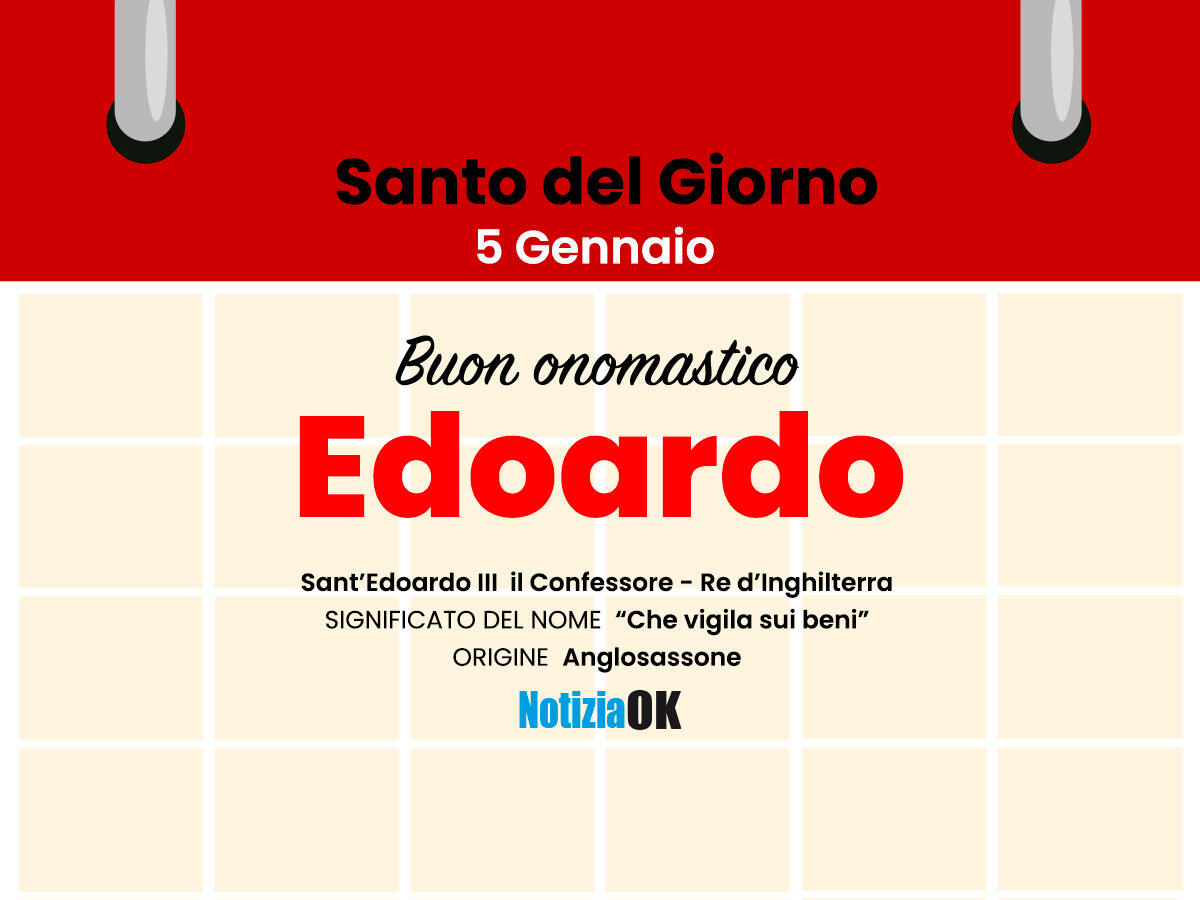 Oggi la chiesa celebra la memoria di Sant'Edoardo - 