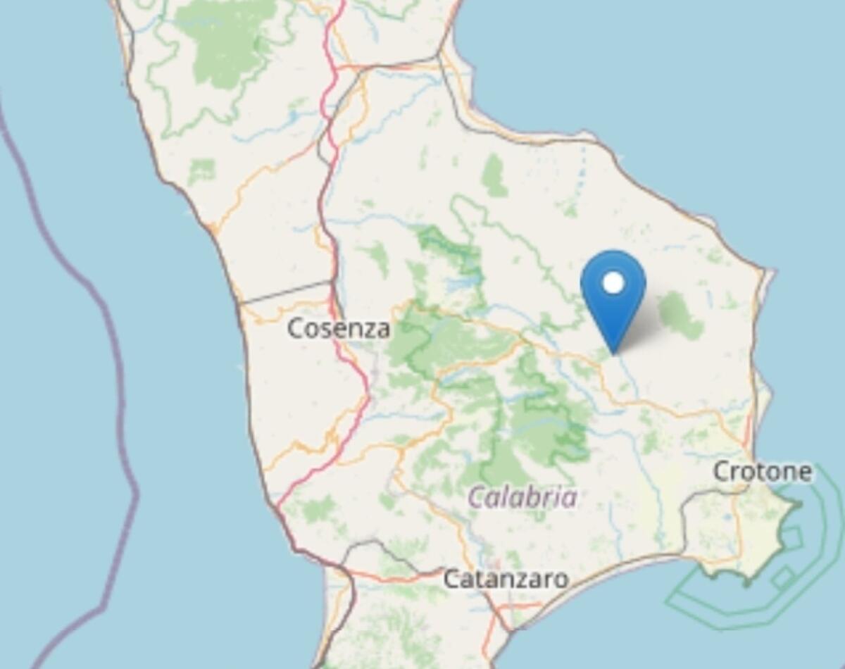 Terremoto nel crotonese, avvertita una scossa - 