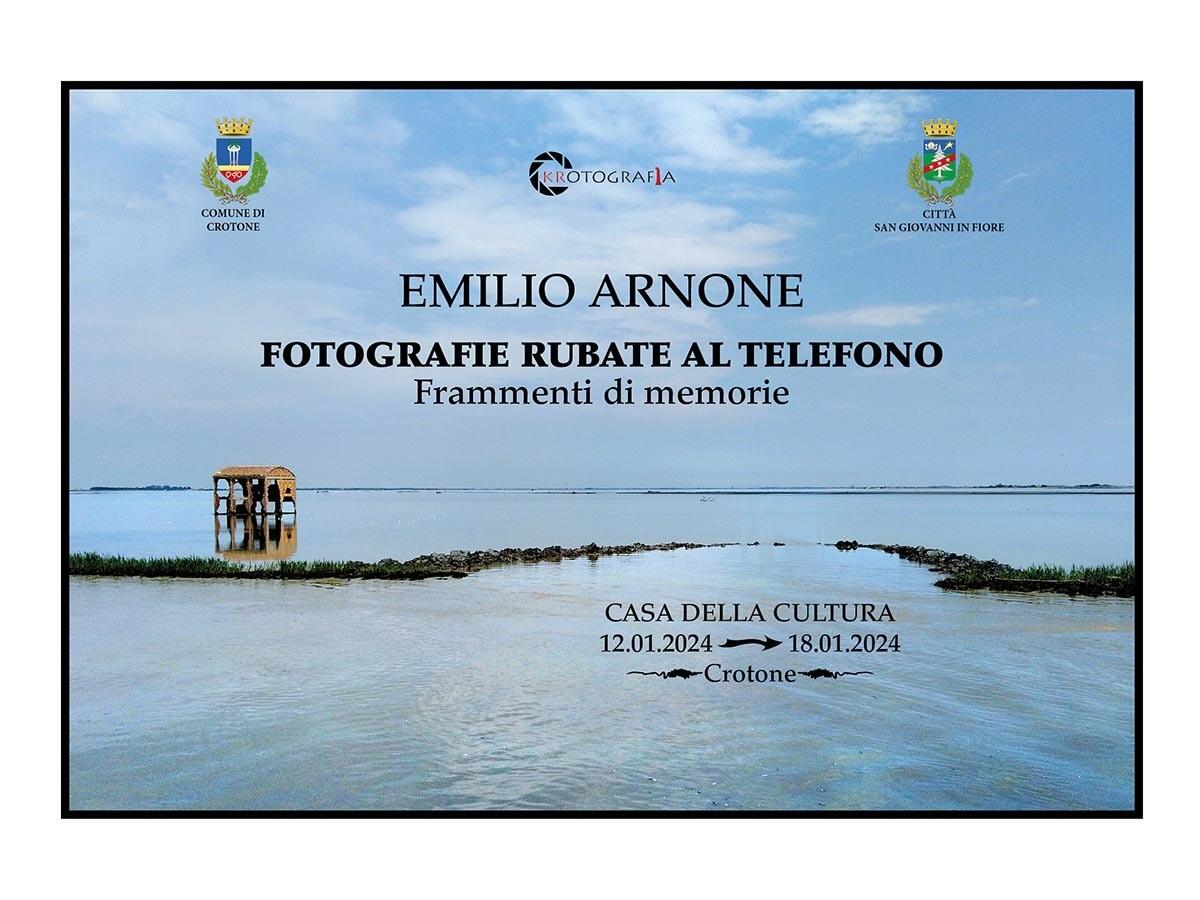 Crotone - Da domani alla Casa della cultura la mostra di Emilio Arnone - 