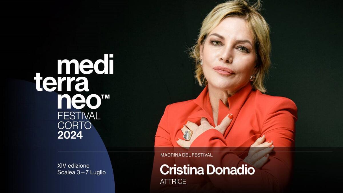 Sarà Cristina Donadio la Madrina della quattordicesima edizione del Mediterraneo Festival Corto - 