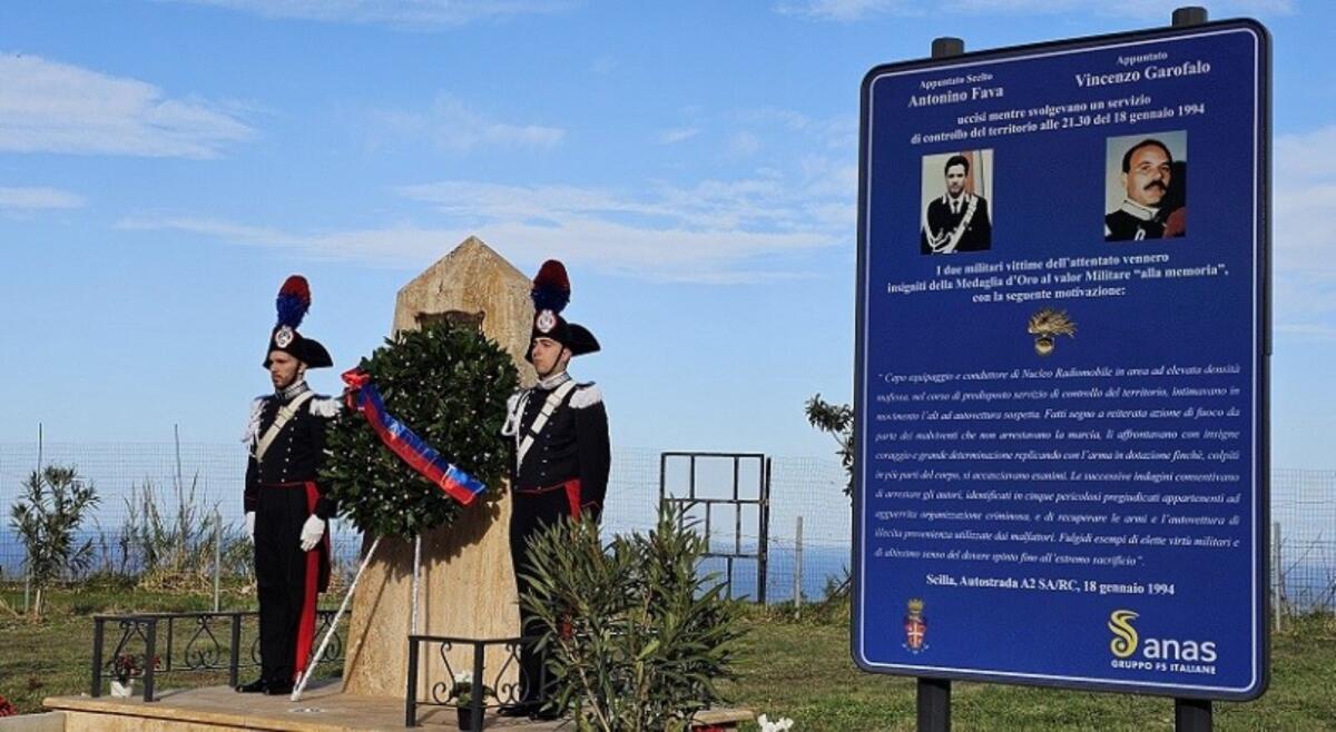 Autostrada del Mediterraneo, 30esimo anniversario della Commemorazione dei Carabinieri uccisi a Scilla - 