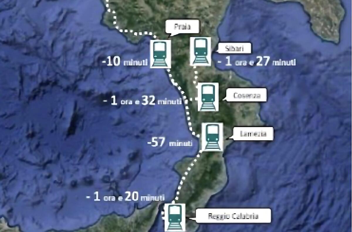 Alta Velocità - Nuova linea ferroviaria Salerno-Reggio Calabria, la Lega: “Aiuterà lo sviluppo del Sud” - 