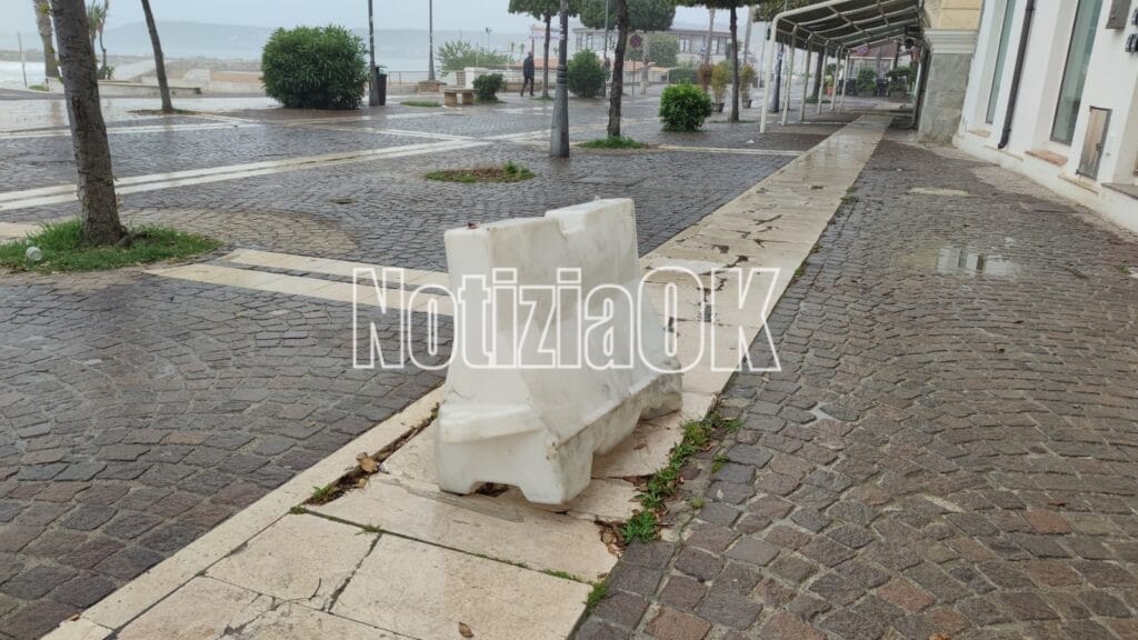 Lungomare, il New Jersey posizionato nei mesi scorsi