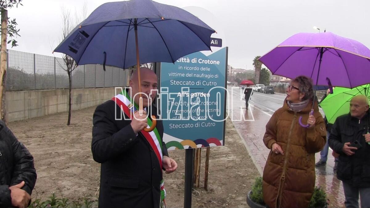 Il Giardino di Alì testimonia l'accoglienza della città di Crotone - 
