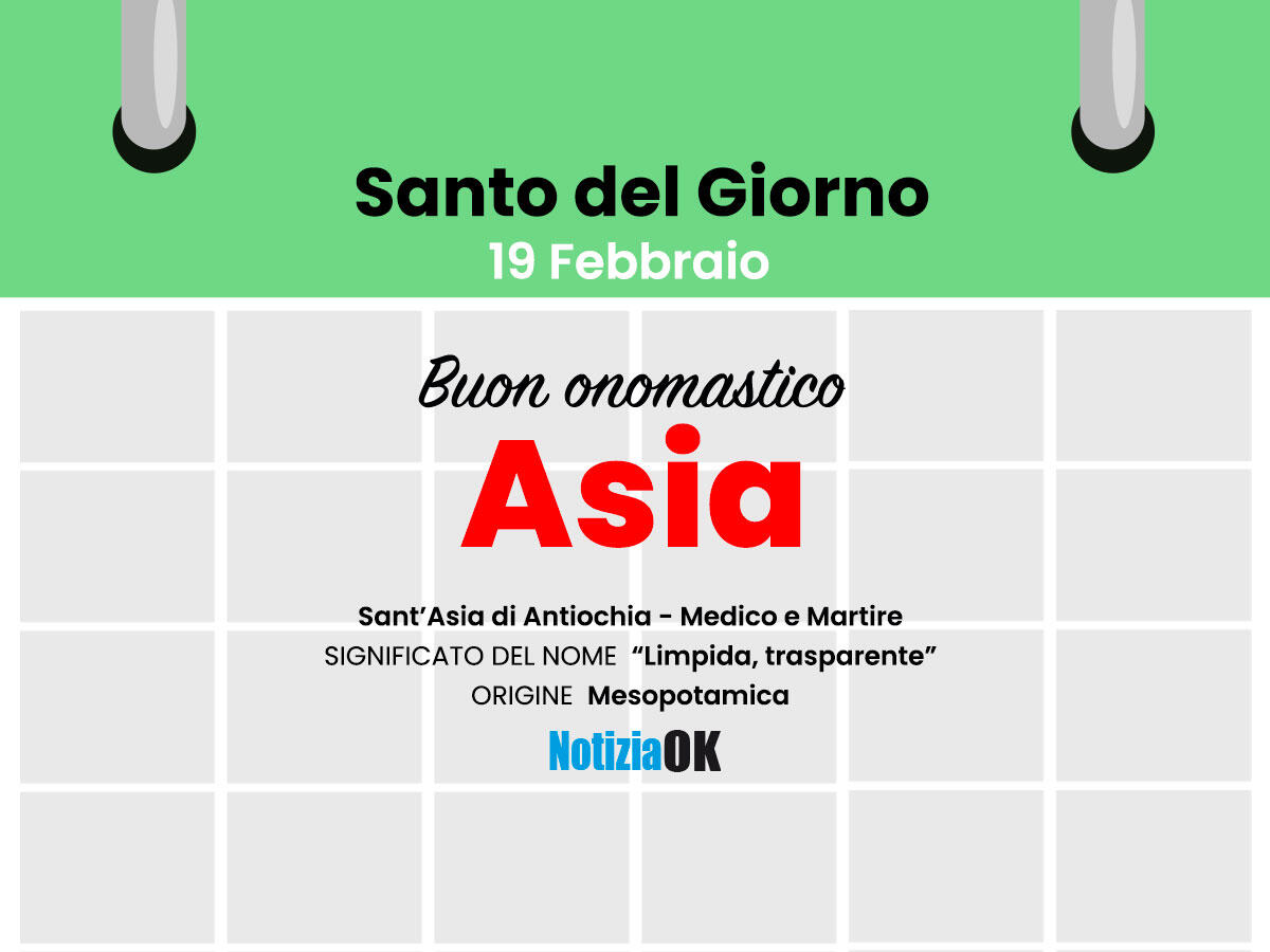 Oggi la Chiesa celebra la memoria di Sant'Asia - 