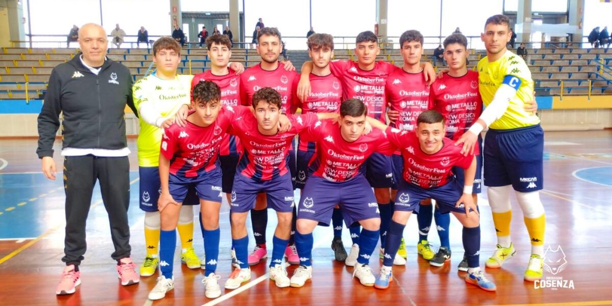 Calcio a 5 - Pari che fa classifica per la Pirossigeno Cosenza Under 19 - 