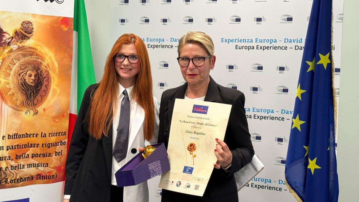 A Giusy Regalino il Premio "La rosa d'oro - Donne al centro" - 