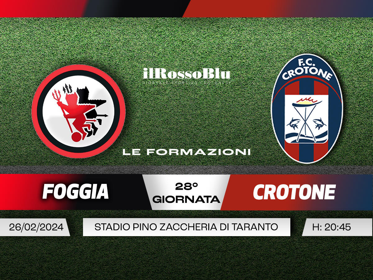 #FoggiaCrotone | Le formazioni: inizia la rivoluzione di mister Baldini - 