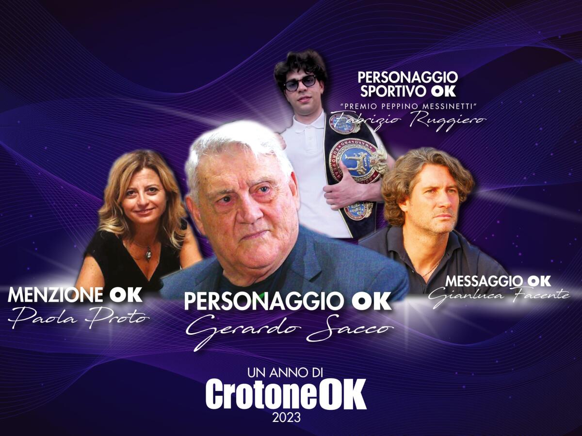 Premio alla Positività, il “Personaggio OK 2023” è Gerardo Sacco - 