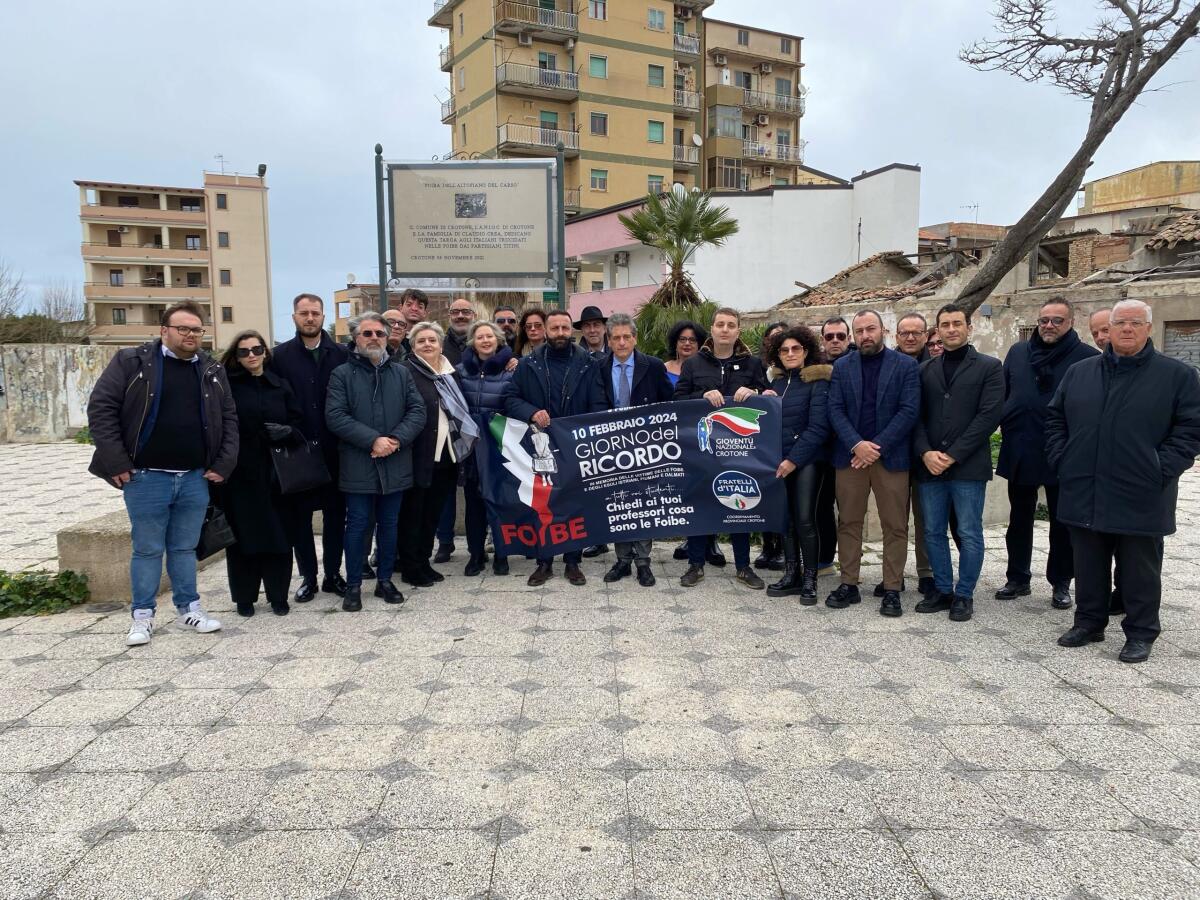 Crotone, Fratelli d’Italia celebra il Giorno del Ricordo - 