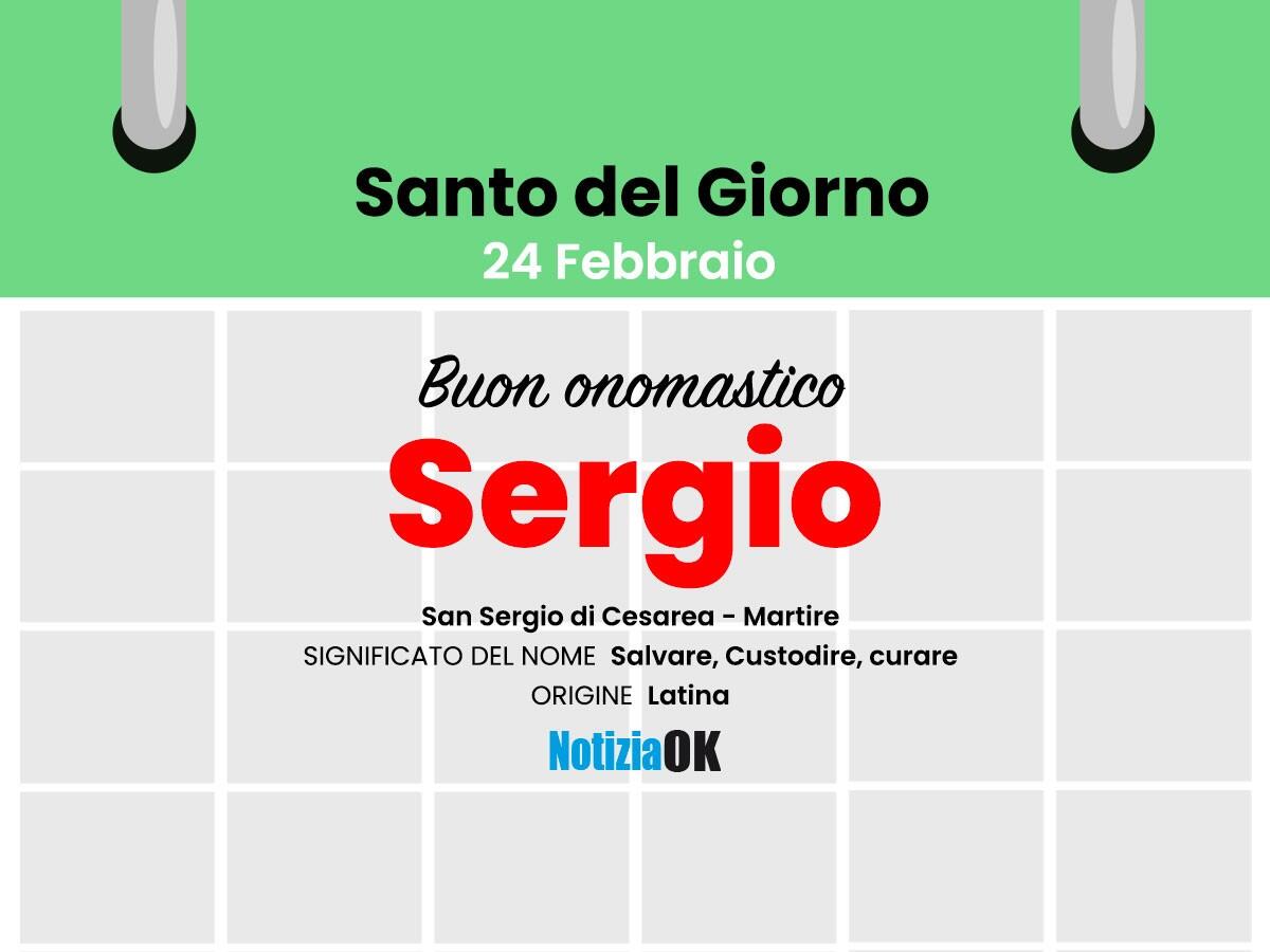 Onomastico: il Santo del giorno è San Sergio - 