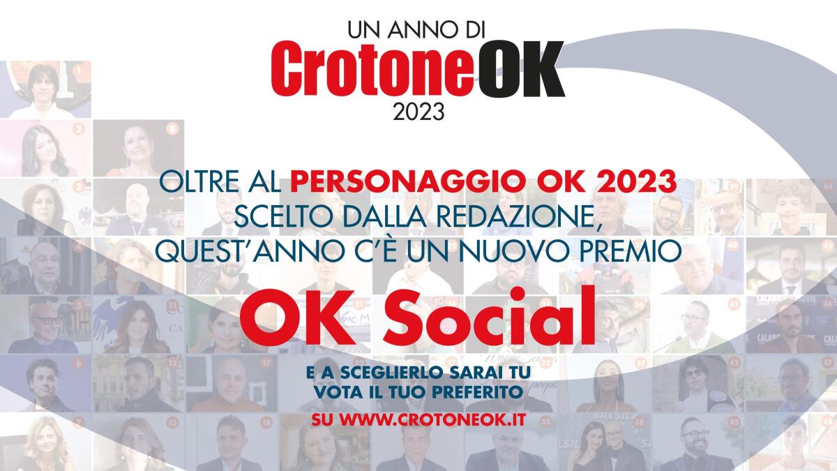Premio Ok Social - A Crotone scoppia la "CrotoneOkmania": è boom di partecipazione - 
