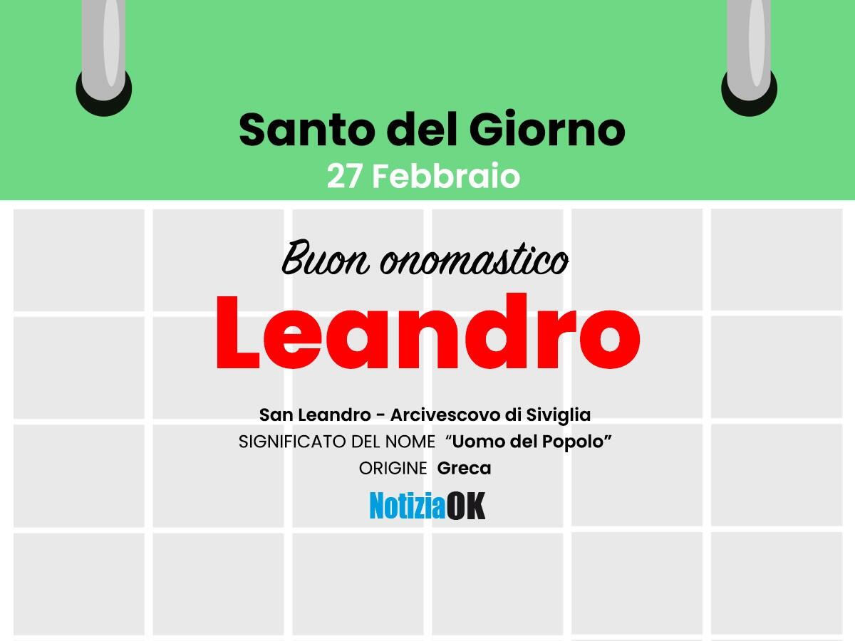 Onomastico: Il santo del giorno è San Leandro - 