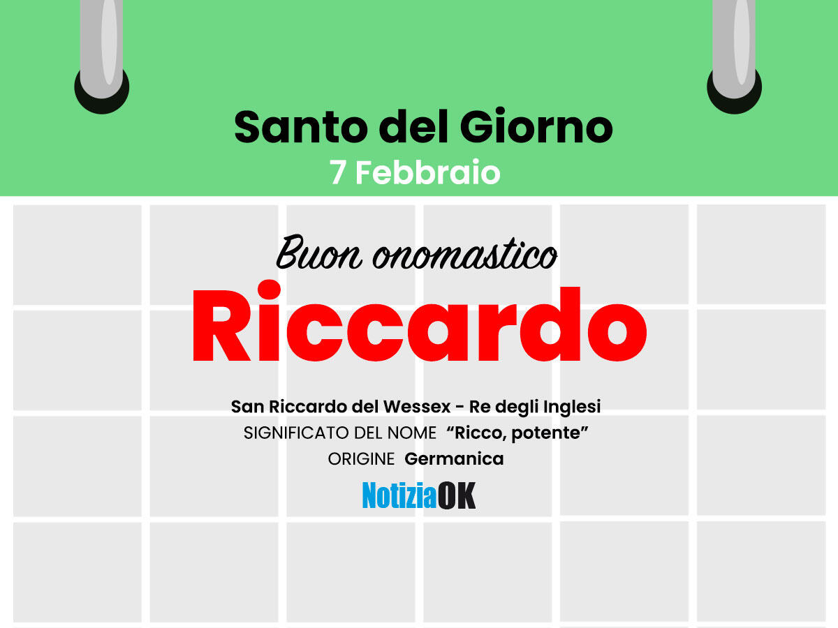 Oggi la Chiesa celebra la memoria si San Riccardo -