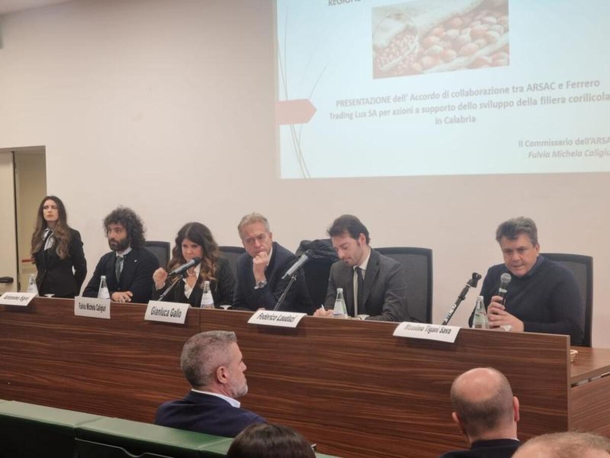 Calabria, spazio alle nocciole: firmato l'accordo Arsac-Ferrero - 
