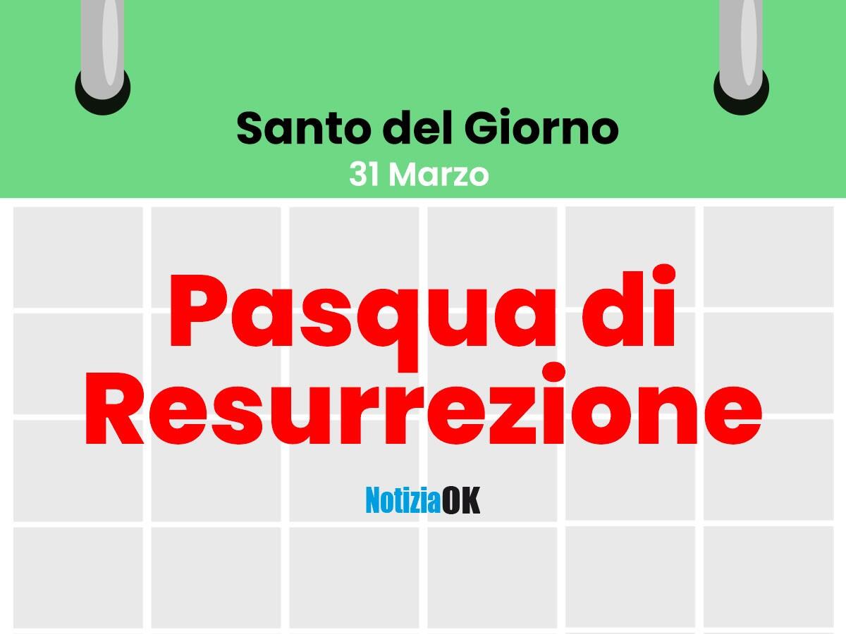 Oggi è la Pasqua di Resurrezione - 