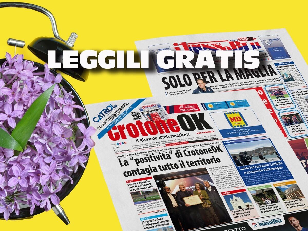 Clicca qui e leggi subito CrotoneOK - 