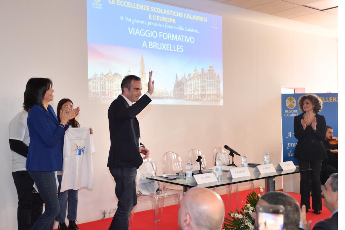 Viaggio Studio a Bruxelles, gli studenti accolti alla Cittadella regionale - 
