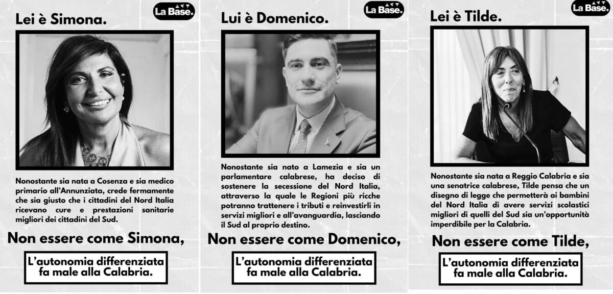 Saccomanno (Lega), Manifesti “La Base” satira? NO. Inaudita violenza e istigazione all’odio! - 