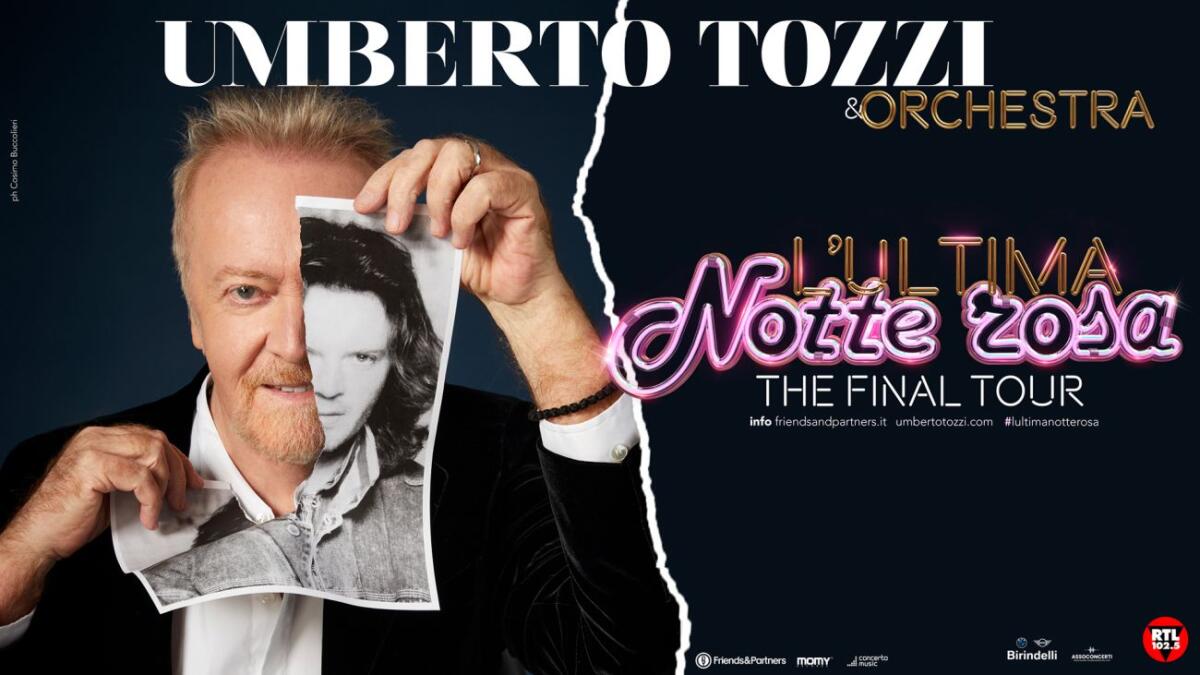 L'ultimo Tour di Umberto Tozzi: tappa anche al Teatro al Castello - 
