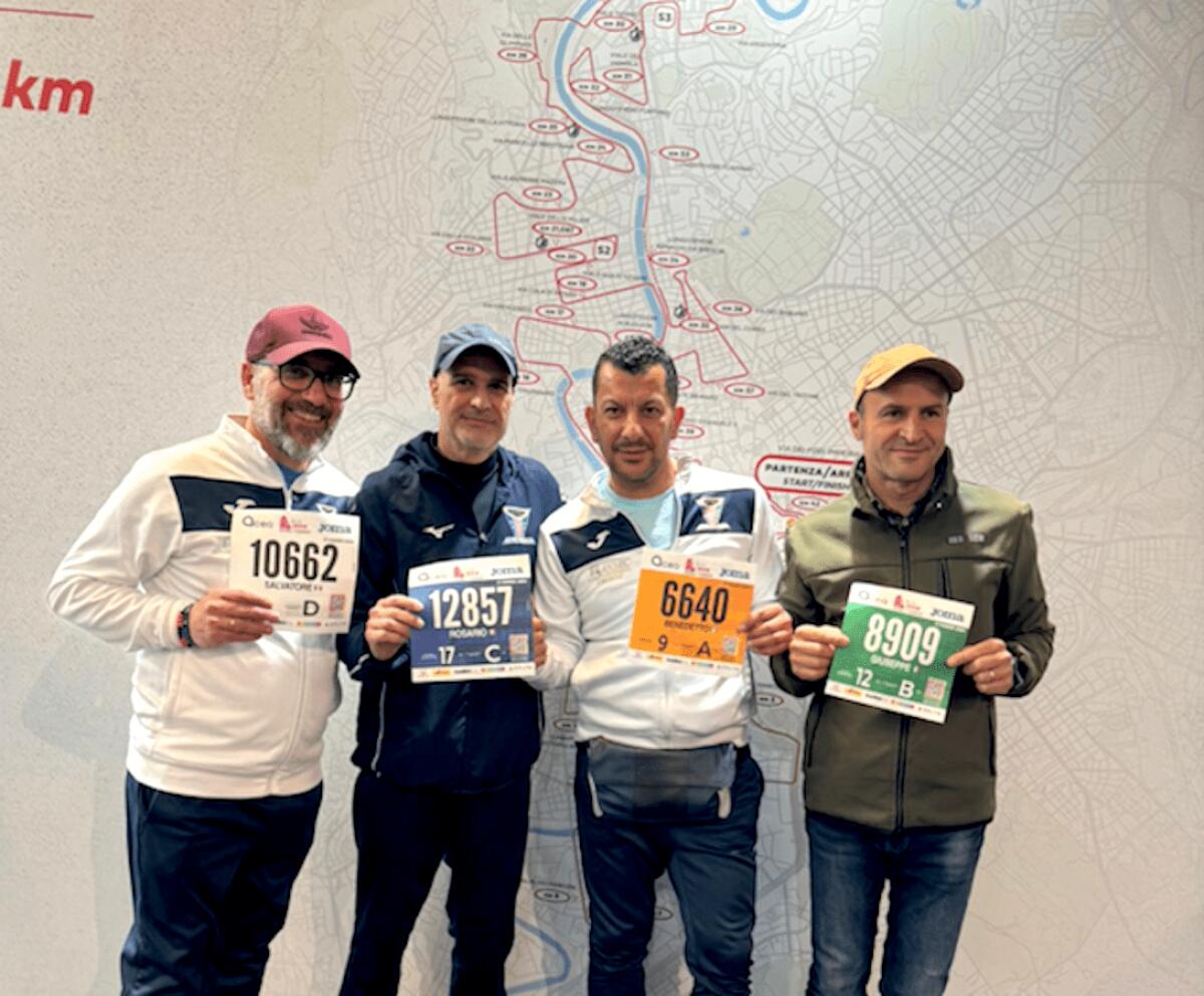 Per le strade della Capitale 4 krotoniati finisher, la Sakro esalta lo sport - 