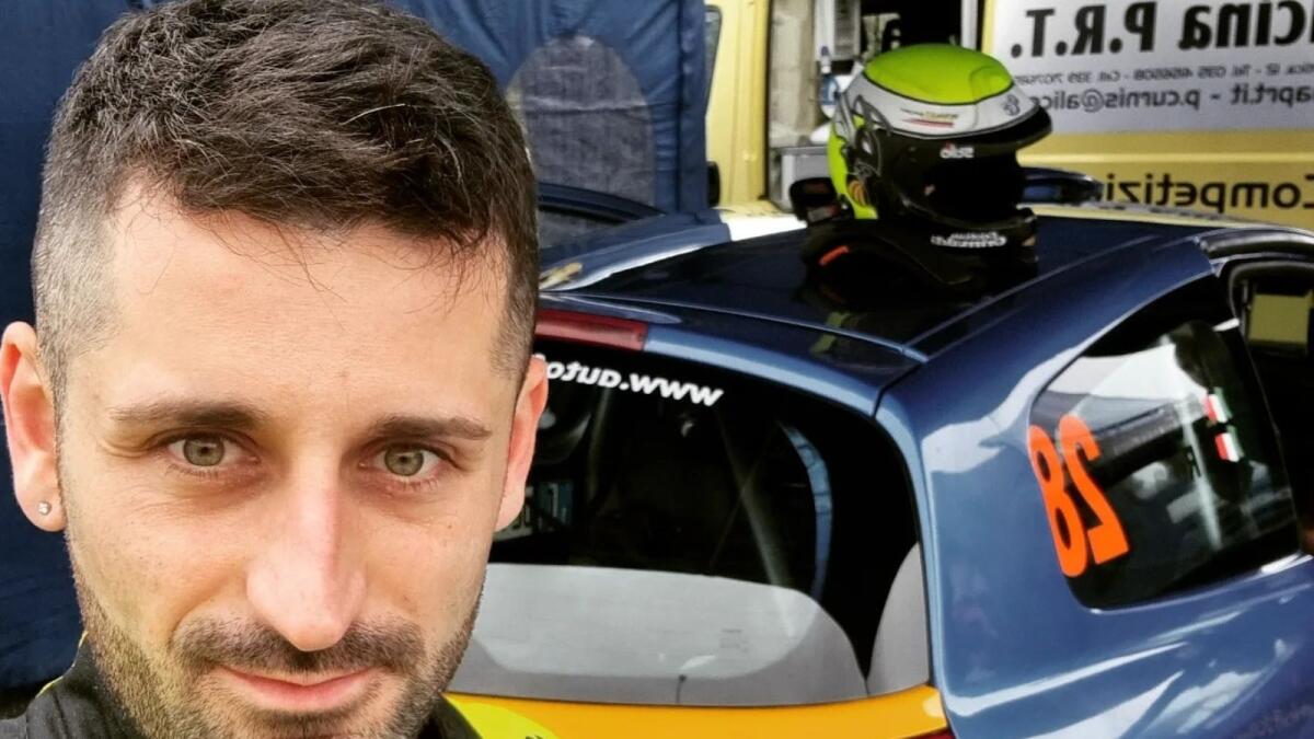 Cristian Grimaldi tra i partecipanti alla Camunia Rally - 