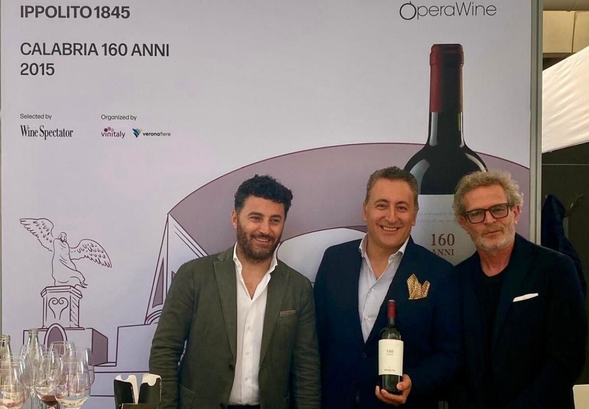 Ippolito 1845, unica cantina calabrese presente alla prestigiosissima Opera Wine -