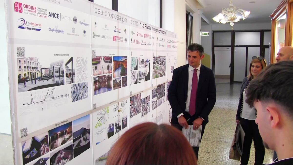 (VIDEO) È del giovane architetto Antony Giardiniere la "Piazza Pitagora" più bella - 