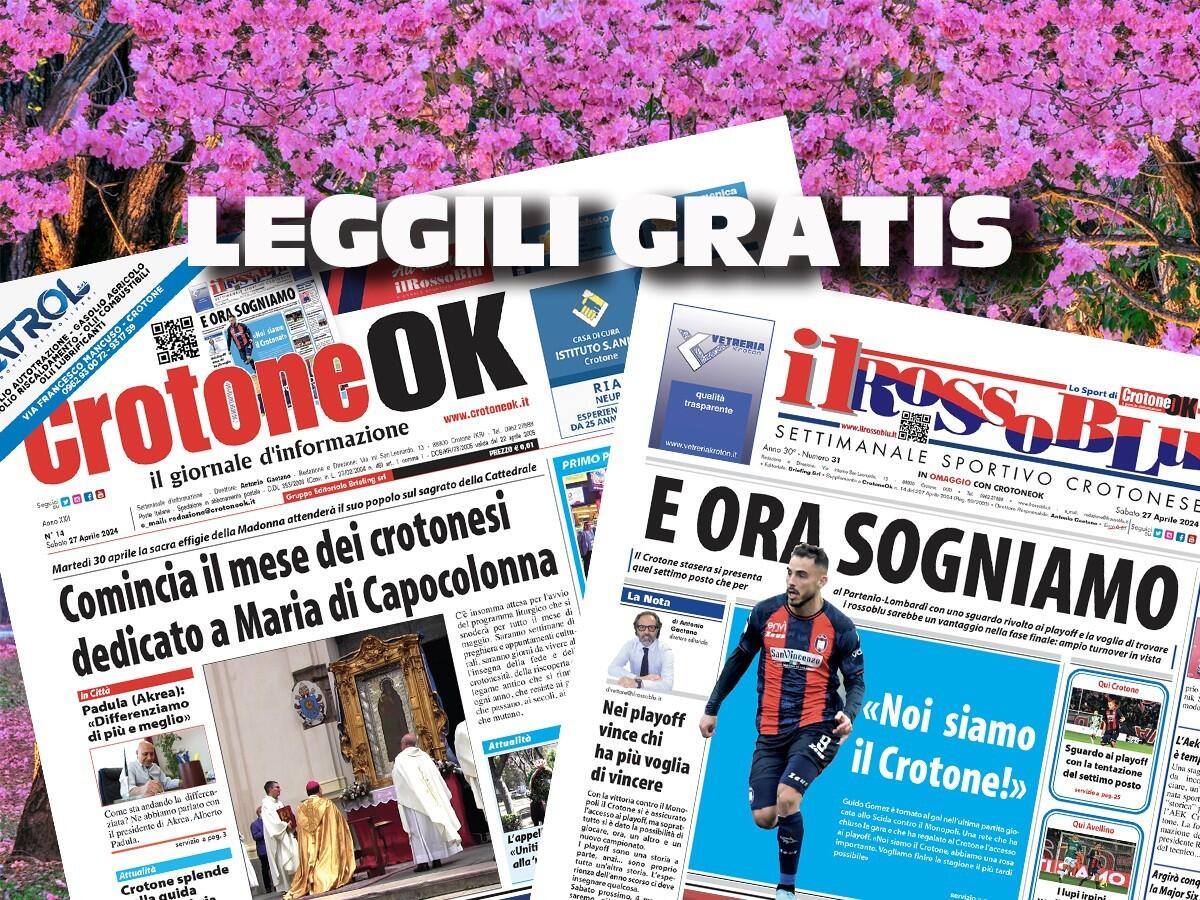 CLICCA QUI E LEGGI SUBITO CROTONEOK - 