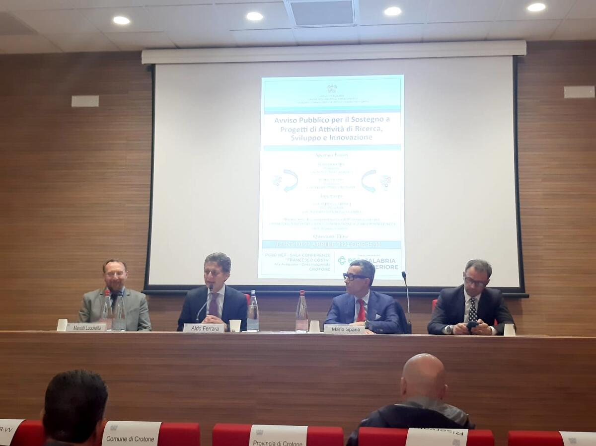 Agenda Calabria, Unindustria a Crotone  presenta le azioni a sostegno delle imprese - 