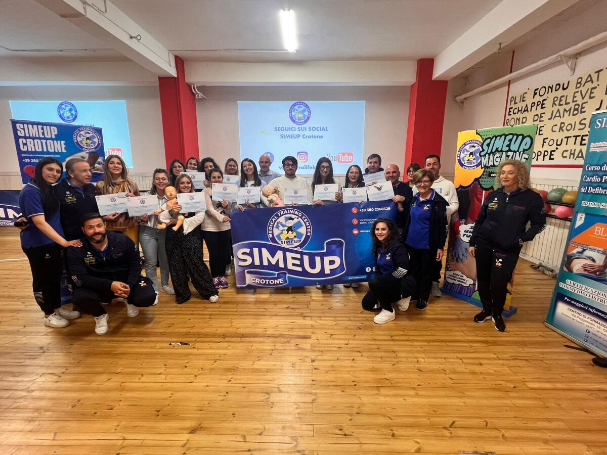 Crotone - Col Simeup sempre più sicuri, nuovo corso per le manovre salvavita - 