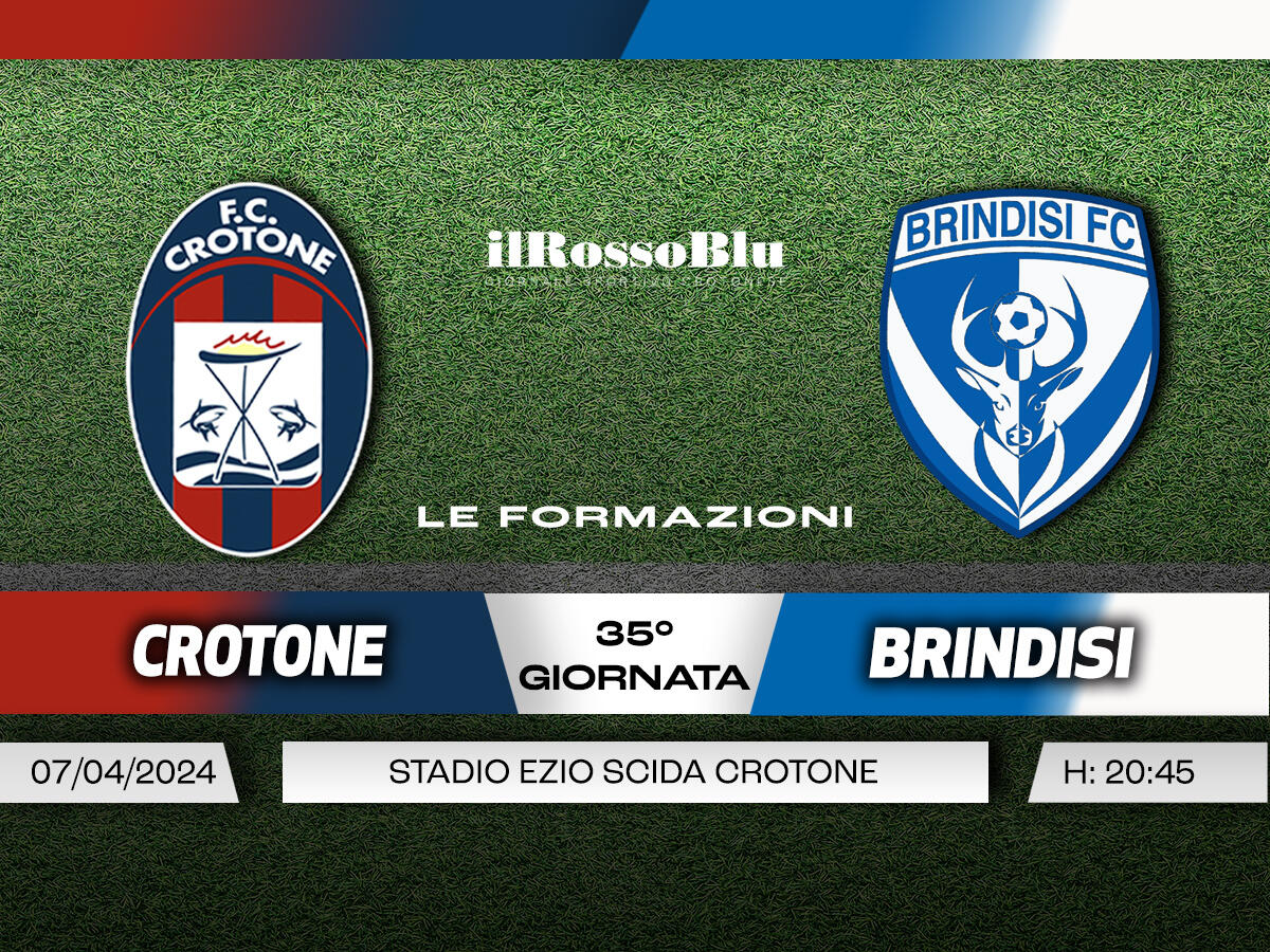 #CrotoneBrindisi | Le Formazioni - Zauli inserisce una novità per ogni reparto - 