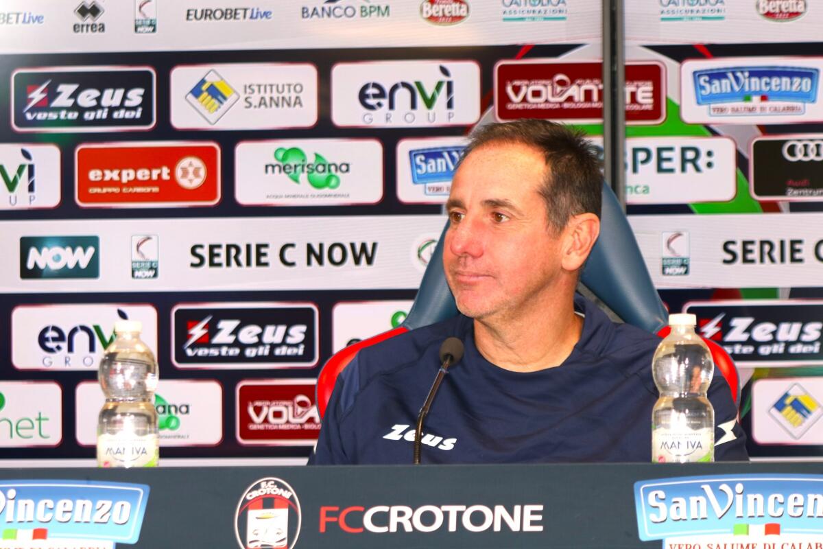 #CrotoneMonopoli |  Mister Zauli: «Non possiamo guardare le altre partite, dobbiamo solo vincere» - 
