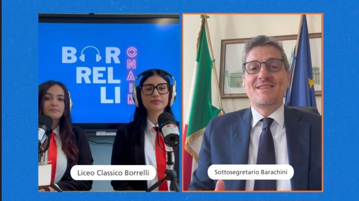 Nella notte del liceo classico gli studenti del Borrelli intervistano il Sottosegretario Barachini - 