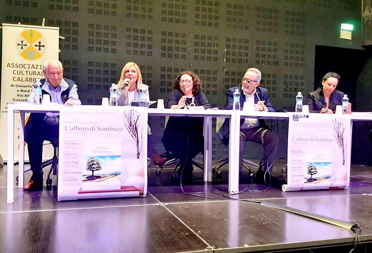 Roccabernarda, presentato il romanzo "L'albero di Sambuco" di Rocco De Rito - 