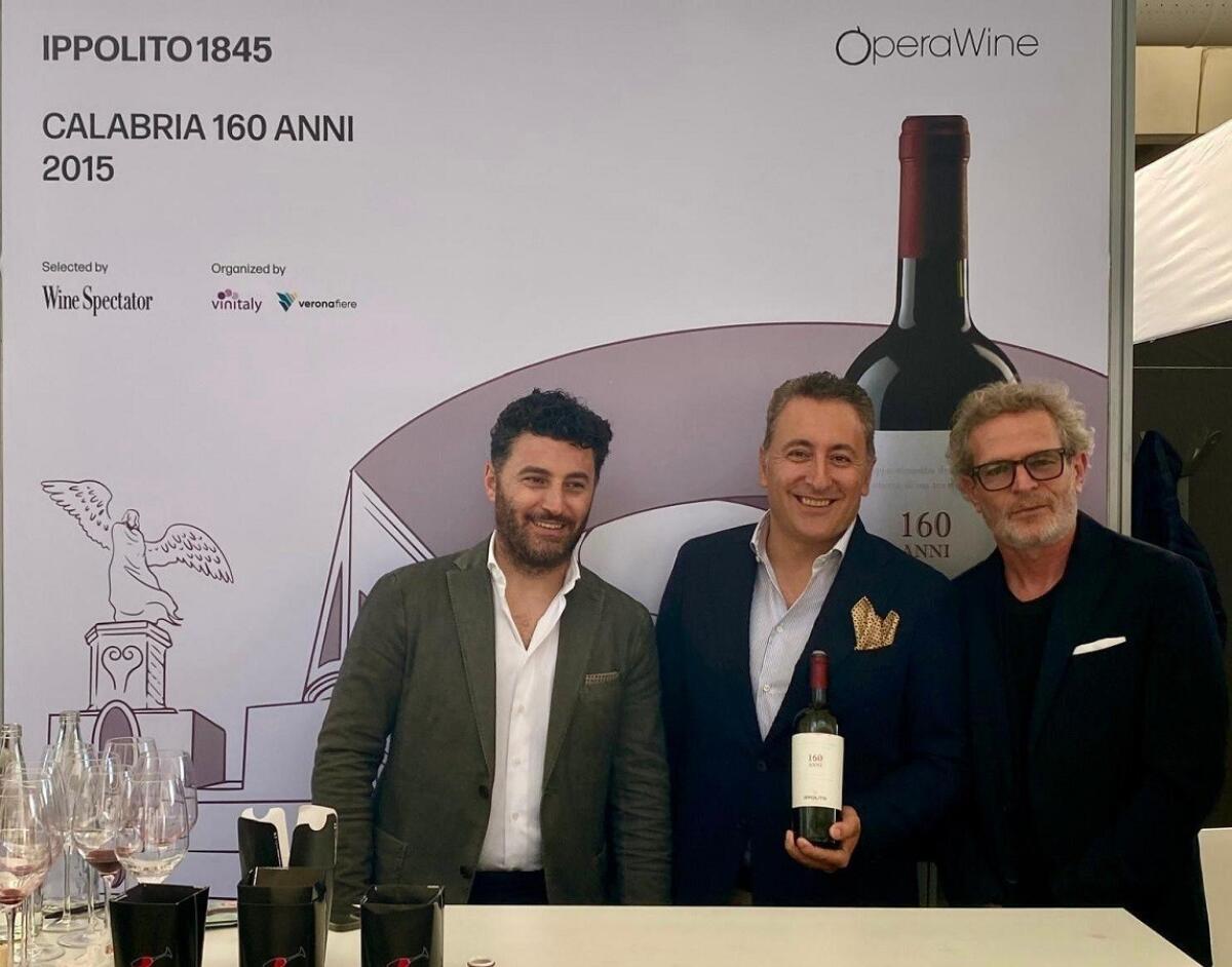 Ippolito 1845: unica cantina calabrese presente all'opera wine 2024 - 