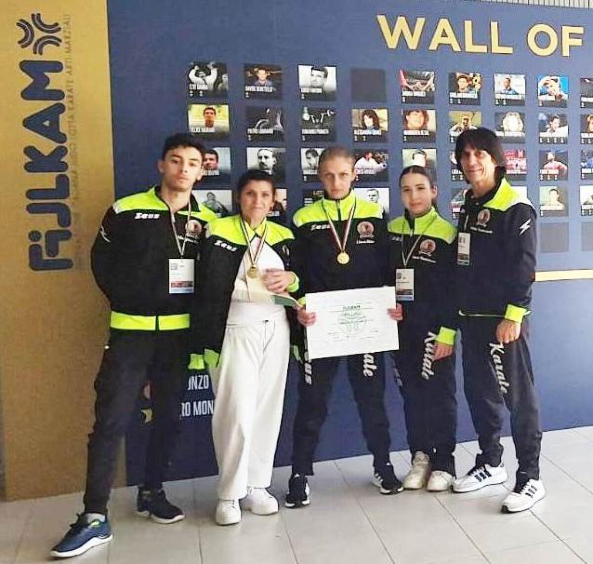 Le atlete della Martial Kroton Ryu sul podio ai Campionati nazionali - 