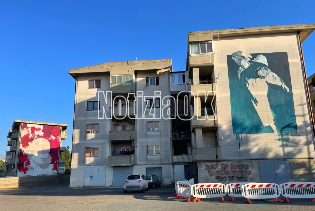 Crotone - Prendono forma i volti nel quartiere 300 alloggi - 