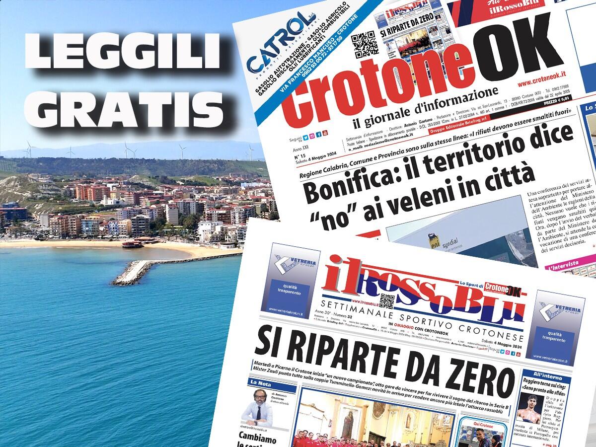 CLICCA QUI E LEGGI SUBITO CROTONEOK - 