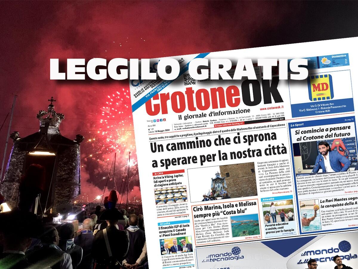 CLICCA QUI E LEGGI SUBITO CROTONEOK - 