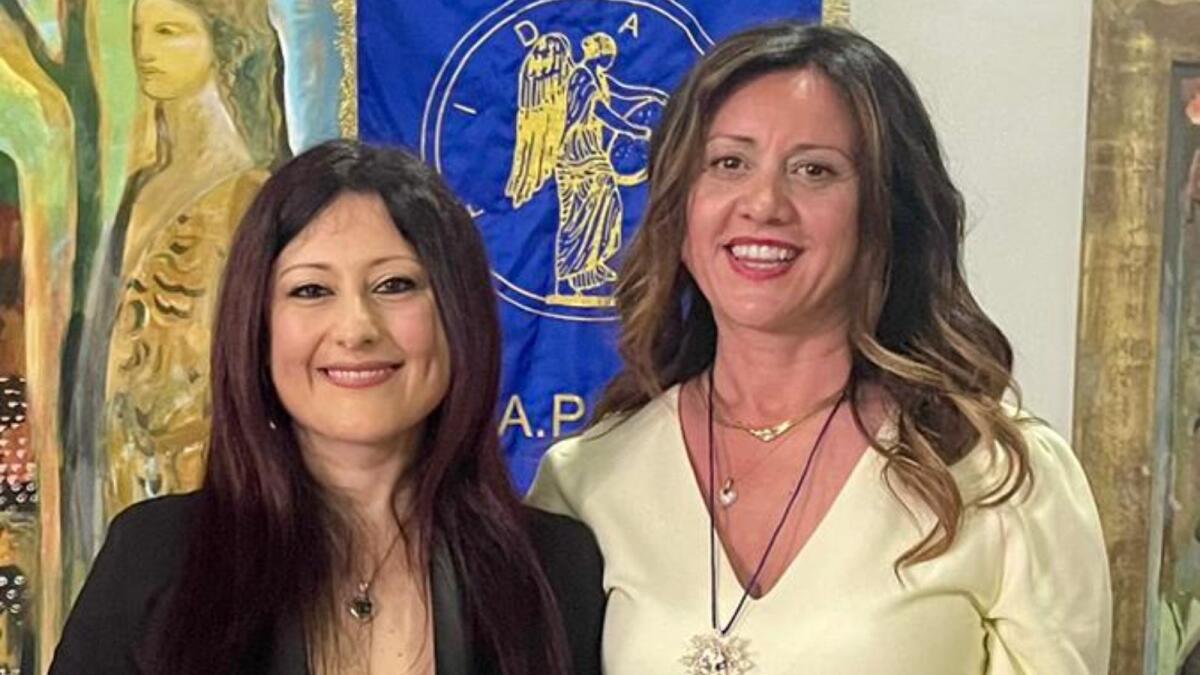 Fidapa - A Isabella Aquila il 'Premio Immagine Donna 2024) - Isabella Aquila, Lucia Marino