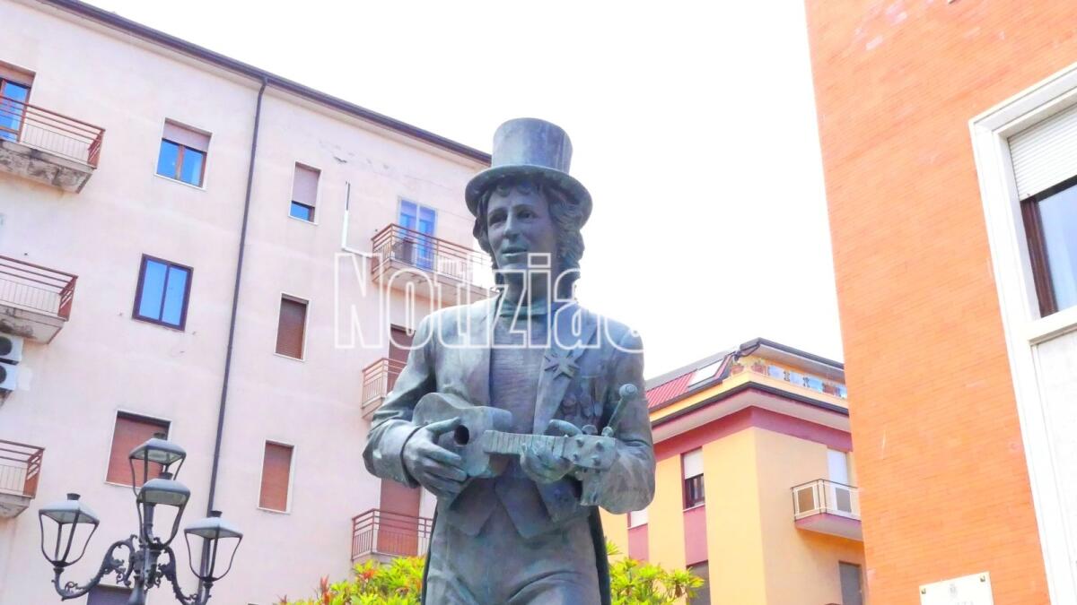 Crotone - L'opera di Malena dedicata a Rino Gaetano è ora nel cuore della città -